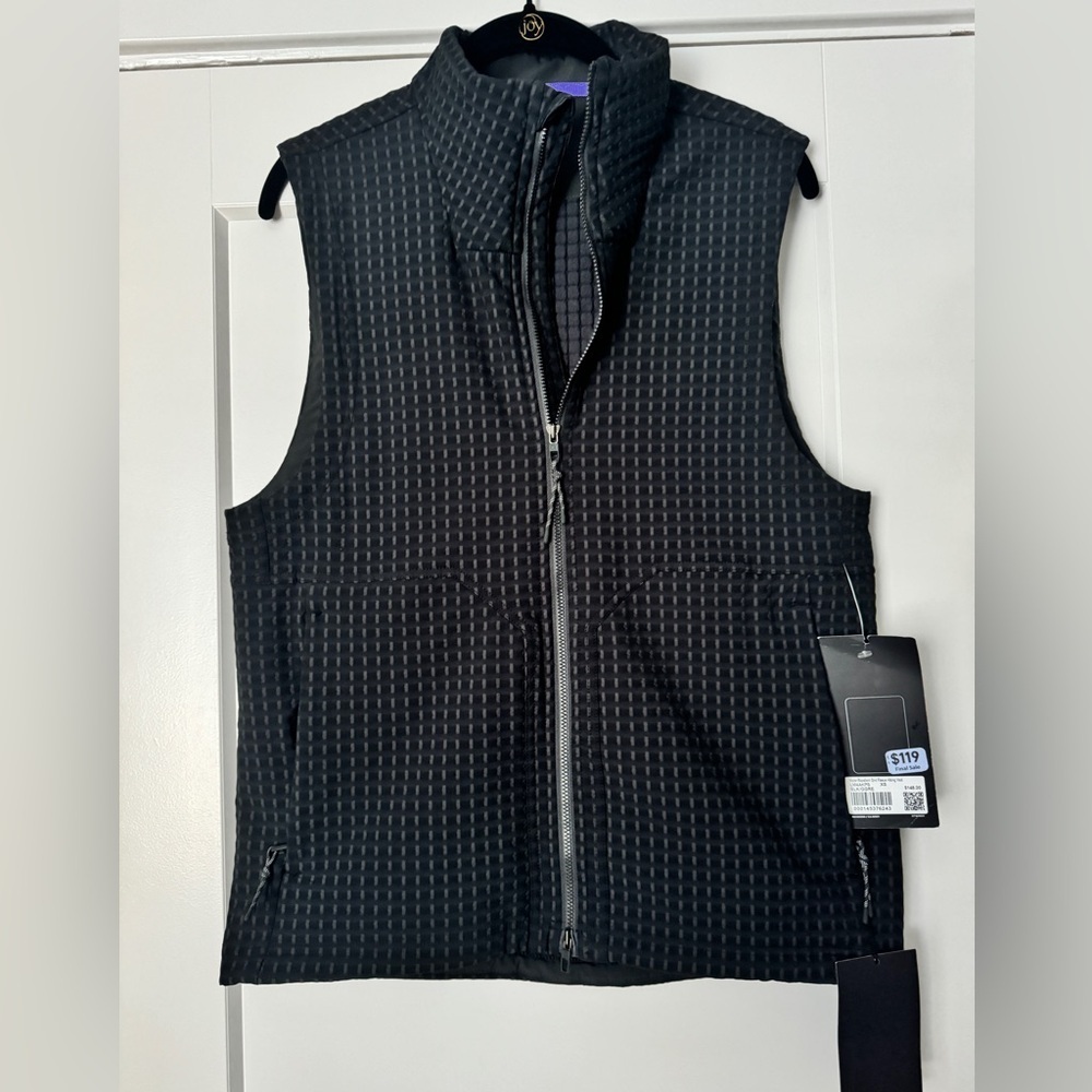 NWT Lululemon Men's Water Repellent Grid Fleece Hiking Vest in XS